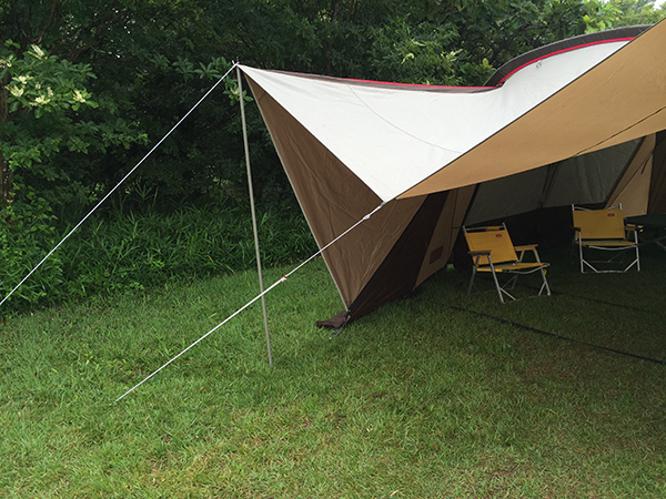 雨の日対策 キャンプで役に立つテント タープの設営テク Cazual